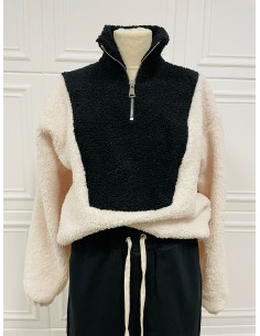 Sherpa Black & Beige 2