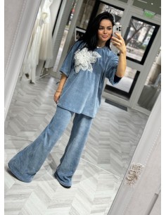 Denimia Set catifea reiata 2