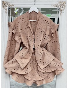 Lia set din broderie de bumbac