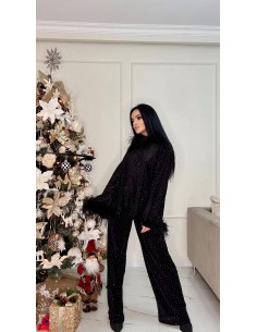 Set din catifea cu tinte si...