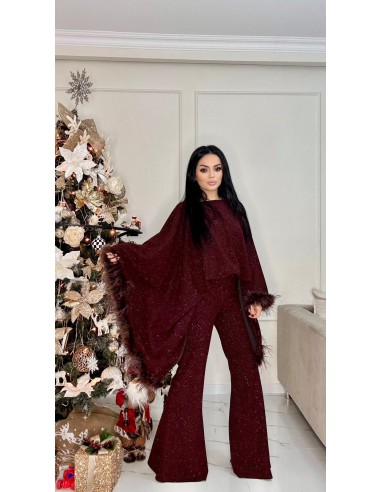 Set din lurex si pene