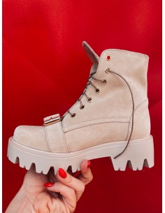 Bocanci piele naturala Pas