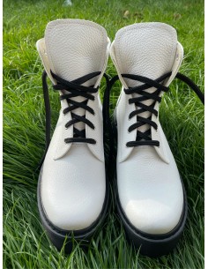 Bocanci piele White Bi