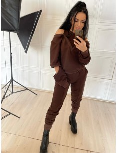 Brown Habi Tracksuit