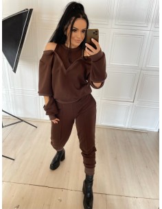 Brown Habi Tracksuit 2